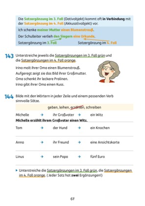 Deutsch 4. Klasse Übungsheft - Grammatik