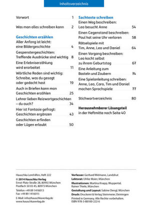 Deutsch 3. Klasse Übungsheft - Aufsatz
