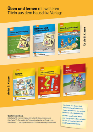 Grammatik 5.-7. Klasse, A5-Heft