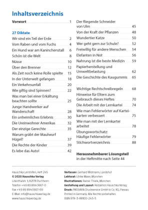 Diktate 5./6. Klasse, A5-Heft