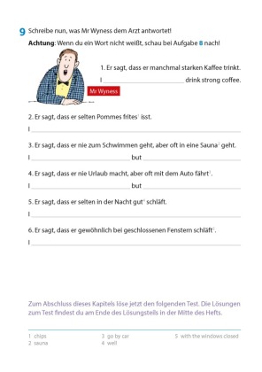 Wichtige Grammatikbereiche. Englisch 6. Klasse