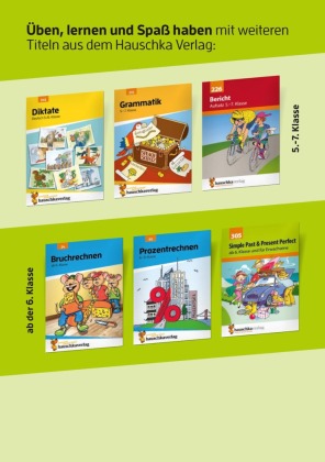 Wichtige Grammatikbereiche. Englisch 6. Klasse