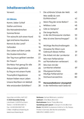 Deutsch 3./4. Klasse Übungsheft - Diktate