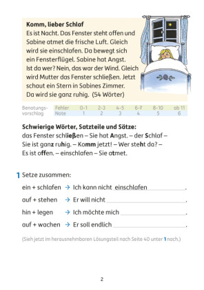 Deutsch 3./4. Klasse Übungsheft - Diktate