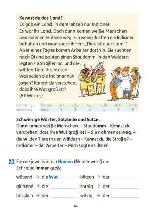 Deutsch 3./4. Klasse Übungsheft - Diktate