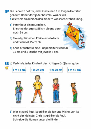 Mathe 2. Klasse Übungsheft - Textaufgaben