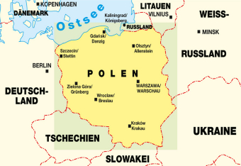 Höfer Straßenkarte PL 777 Polen 1:1 Mio.