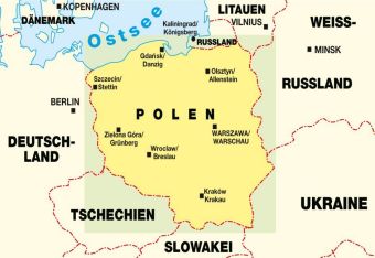 Höfer Straßenkarte PL 777 Polen 1:1 Mio.