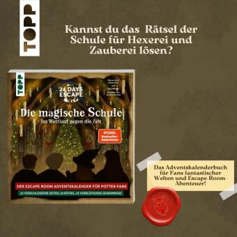24 DAYS ESCAPE - Der Escape Room Adventskalender für Potter-Fans: Im Wettlauf gegen die Zeit