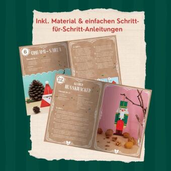 Bastel-Adventskalender für die ganze Familie - Dein kreativer DIY-Adventskalender mit 24 Türchen voller Bastel- und Beschäftigungsideen