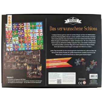 Puzzle-Rätsel-Adventskalender: Das verwunschene Schloss - 24 Puzzles mit insgesamt 960 Teilen