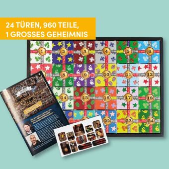 Puzzle-Rätsel-Adventskalender: Das verwunschene Schloss - 24 Puzzles mit insgesamt 960 Teilen