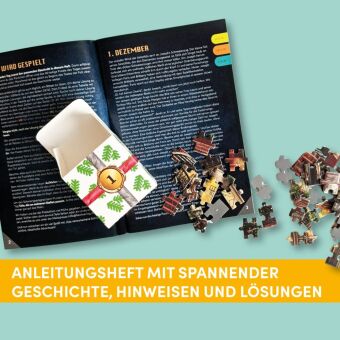 Puzzle-Rätsel-Adventskalender: Das verwunschene Schloss - 24 Puzzles mit insgesamt 960 Teilen