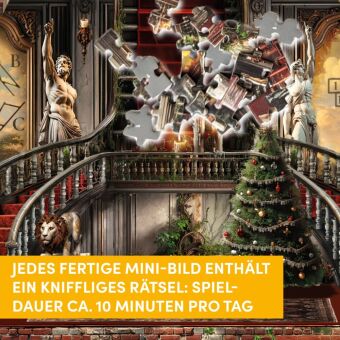 Puzzle-Rätsel-Adventskalender: Das verwunschene Schloss - 24 Puzzles mit insgesamt 960 Teilen