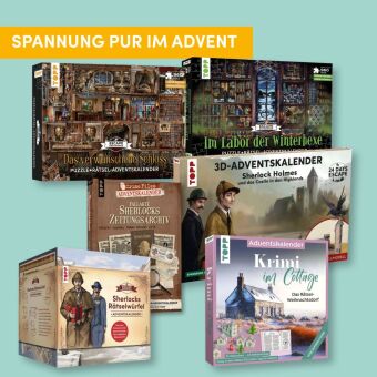 Puzzle-Rätsel-Adventskalender: Das verwunschene Schloss - 24 Puzzles mit insgesamt 960 Teilen