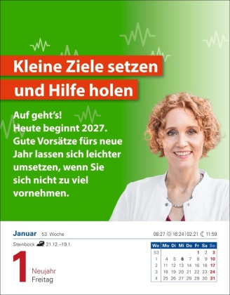 Die Ernährungs-Docs - Gesund durch das Jahr Tagesabreißkalender 2027