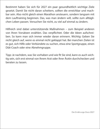 Die Ernährungs-Docs - Gesund durch das Jahr Tagesabreißkalender 2027