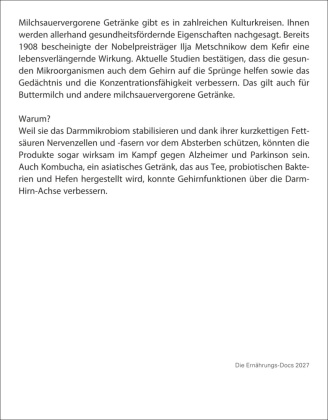 Die Ernährungs-Docs - Gesund durch das Jahr Tagesabreißkalender 2027