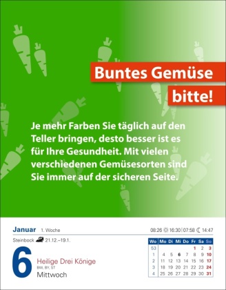 Die Ernährungs-Docs - Gesund durch das Jahr Tagesabreißkalender 2027
