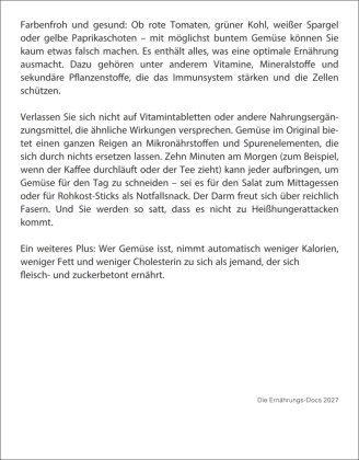 Die Ernährungs-Docs - Gesund durch das Jahr Tagesabreißkalender 2027