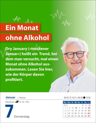 Die Ernährungs-Docs - Gesund durch das Jahr Tagesabreißkalender 2027