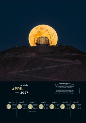 KOSMOS Himmelsjahr Wochen-Kulturkalender 2027 - Der Wandkalender für jede Woche