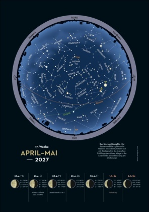 KOSMOS Himmelsjahr Wochen-Kulturkalender 2027 - Der Wandkalender für jede Woche