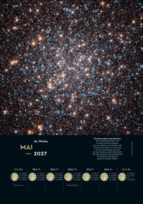 KOSMOS Himmelsjahr Wochen-Kulturkalender 2027 - Der Wandkalender für jede Woche