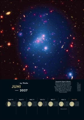 KOSMOS Himmelsjahr Wochen-Kulturkalender 2027 - Der Wandkalender für jede Woche
