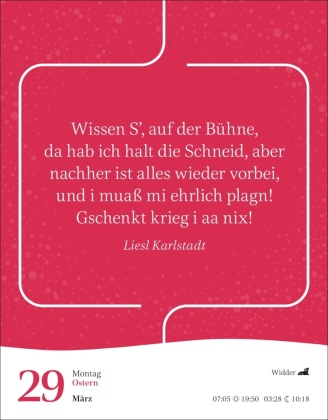 Starke Worte von starken Frauen Tagesabreißkalender 2027