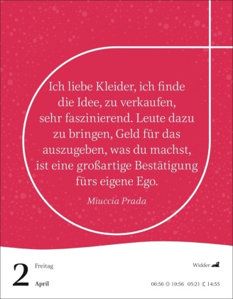 Starke Worte von starken Frauen Tagesabreißkalender 2027