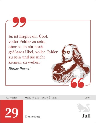 Der Philosophie-Kalender Tagesabreißkalender 2027
