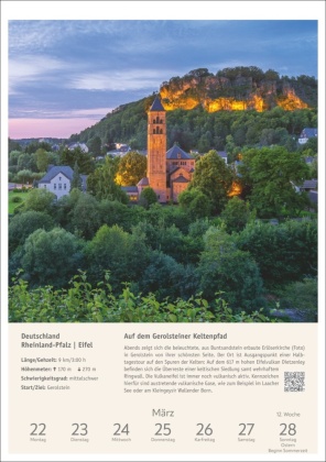 Wanderlust Wochen-Kulturkalender 2027 - 53 Touren von der Küste bis zu den Alpen