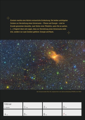 Stephen Hawking - Universum Wochenplaner 2027 - 53 faszinierende Bilder und Zitate