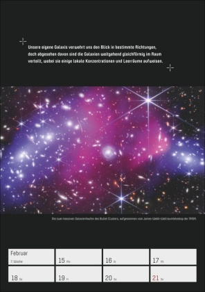 Stephen Hawking - Universum Wochenplaner 2027 - 53 faszinierende Bilder und Zitate