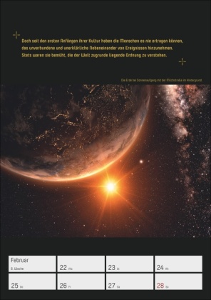 Stephen Hawking - Universum Wochenplaner 2027 - 53 faszinierende Bilder und Zitate