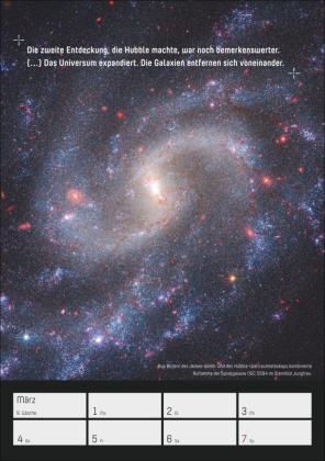 Stephen Hawking - Universum Wochenplaner 2027 - 53 faszinierende Bilder und Zitate
