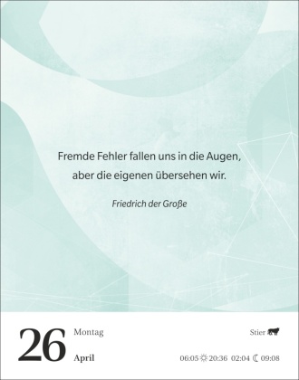 Gute Gedanken tanken Tagesabreißkalender 2027 - Denkanstöße für das ganze Jahr