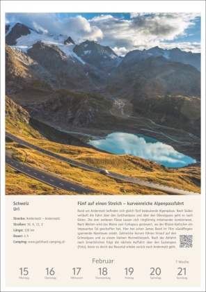 Campinglust Wochen-Kulturkalender 2027 - 53 unvergessliche Touren