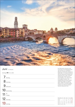 Italien Wochenplaner 2027 - Eine Reise in 53 Bildern