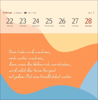 Clara Louise: Dort, wo die Sterne funkeln Premium-Postkartenkalender 2027 - 53 Postkarten mit poetischen Gedanken