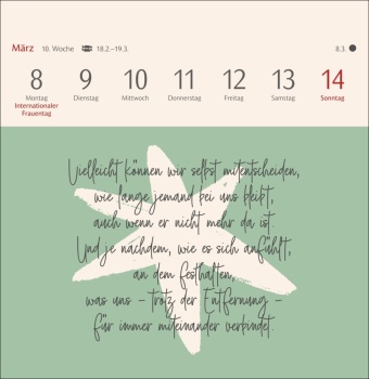 Clara Louise: Dort, wo die Sterne funkeln Premium-Postkartenkalender 2027 - 53 Postkarten mit poetischen Gedanken