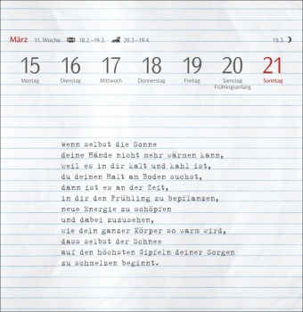 Clara Louise: Dort, wo die Sterne funkeln Premium-Postkartenkalender 2027 - 53 Postkarten mit poetischen Gedanken