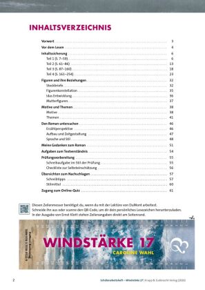 Windstärke 17 - Caroline Wahl - Schülerarbeitsheft