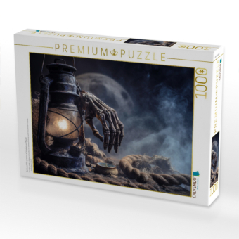 CALVENDO Puzzle Geisterschiffe sprechen in Schatten und Rauch | 1000 Teile Lege-Größe 64x48cm Foto-Puzzle für glückliche Stunden