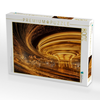 CALVENDO Puzzle Ein Motiv aus dem Kalender Farbstürme der Nacht | 1000 Teile Lege-Größe 64x48cm Foto-Puzzle für glückliche Stunden