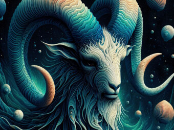 CALVENDO Puzzle Steinbock im Spiralpanzer | 1000 Teile Lege-Größe 64x48cm Foto-Puzzle für glückliche Stunden