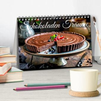 Schokoladen Träume (Tischkalender 2027 DIN A5 quer), CALVENDO Monatskalender