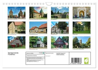 Samtgemeinde Fürstenau (Wandkalender 2027 DIN A4 quer), CALVENDO Monatskalender