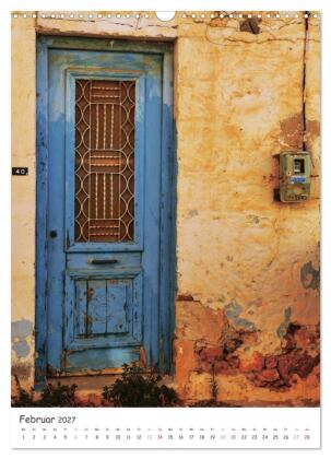 Kreta, deine Türen (Wandkalender 2027 DIN A3 hoch), CALVENDO Monatskalender
